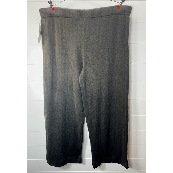 Vintage Gilligan OMalley Sweater Knit Sleep Pant Drawstring Womens Sz XL Black - Picture 3 of 13